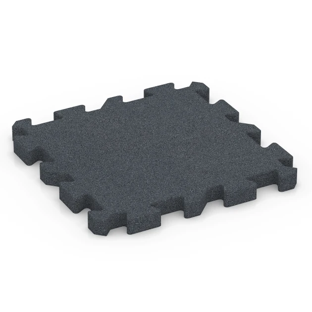 Dlaždice na ihrisko von WARCO im Farbdesign Bridlicová sivá mit den Abmessungen 50 x 50 x 4 cm | 0,25 m². Produktfoto von Artikel 6983 in der Aufsicht von schräg vorne.
