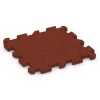 Dlaždice na ihrisko von WARCO im Farbdesign Cihlová červená mit den Abmessungen 50 x 50 x 3 cm | 0,25 m². Produktfoto von Artikel 6989 in der Aufsicht von schräg vorne.