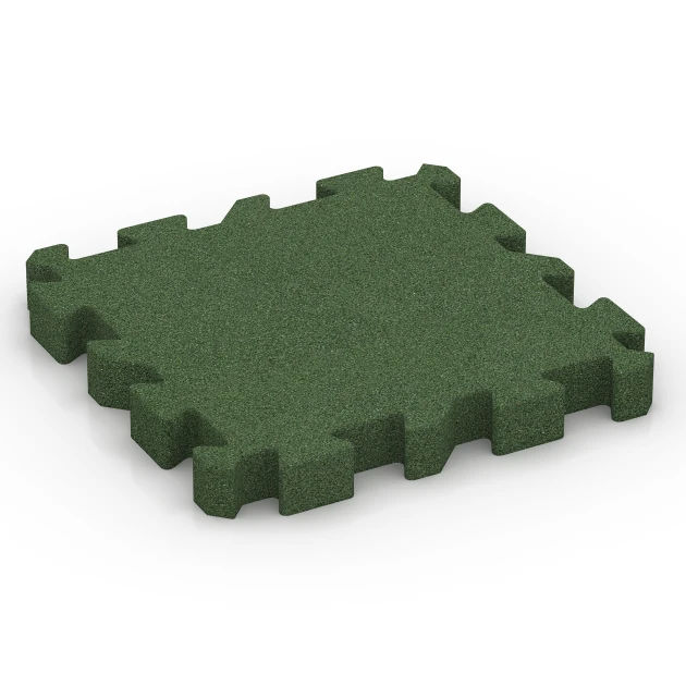 Dopadová dlaždica – 220 cm von WARCO im Farbdesign Trávovo zelená mit den Abmessungen 50 x 50 x 6 cm | 0,25 m². Produktfoto von Artikel 6407 in der Aufsicht von schräg vorne.