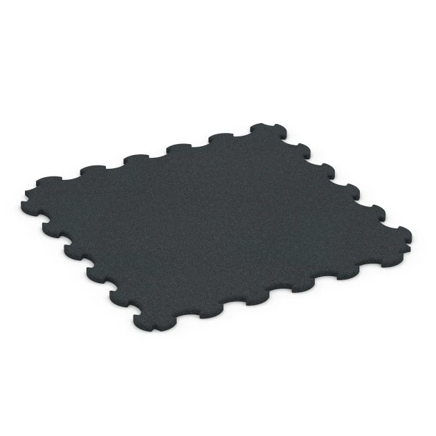 Podložka pod fitness stroje von WARCO im Farbdesign Antracit mit den Abmessungen 102,5 x 102,5 x 2 cm | 1,05 m². Produktfoto von Artikel 6377 in der Aufsicht von schräg vorne.