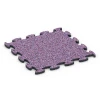 Gumová dlažba okolo bazéna von WARCO im Farbdesign Levanduľa mit den Abmessungen 44,6 x 44,6 x 1,8 cm. Produktfoto von Artikel 6765 in der Aufsicht von schräg vorne.