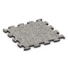 Fitnes podlaha Max von WARCO im Farbdesign Sivá žula mit den Abmessungen 44,6 x 44,6 x 1,8 cm | 0,20 m². Produktfoto von Artikel 6860 in der Aufsicht von schräg vorne.