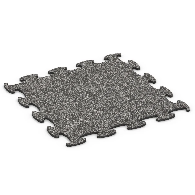 Fitness Active podlaha von WARCO im Farbdesign Tmavosivá žula mit den Abmessungen 98 x 98 × 1,8 cm. Produktfoto von Artikel 6832 in der Aufsicht von schräg vorne.