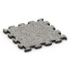 Bezpečnostná puzzle podložka von WARCO im Farbdesign Sivá žula mit den Abmessungen 46 x 46 × 2,8 cm. Produktfoto von Artikel 6932 in der Aufsicht von schräg vorne.