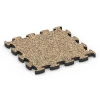 Fitnes podlaha Max von WARCO im Farbdesign Ratan mit den Abmessungen 46 x 46 × 2,8 cm. Produktfoto von Artikel 6885 in der Aufsicht von schräg vorne.