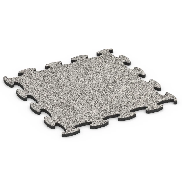 Fitness Active podlaha von WARCO im Farbdesign Sivá žula mit den Abmessungen 98 x 98 x 2,8 cm. Produktfoto von Artikel 6851 in der Aufsicht von schräg vorne.