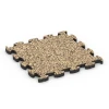 Gumová dlažba okolo bazéna von WARCO im Farbdesign Ratan mit den Abmessungen 30 x 30 x 1,8 cm. Produktfoto von Artikel 6777 in der Aufsicht von schräg vorne.