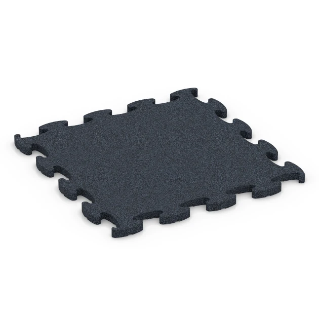 Fitness Premium športová podlaha von WARCO im Farbdesign Antracit mit den Abmessungen 45,9 x 45,9 x 1,8. Produktfoto von Artikel 6960 in der Aufsicht von schräg vorne.