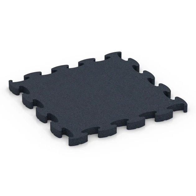 Fitness Premium podlaha Plus von WARCO im Farbdesign Antracit mit den Abmessungen 45,9 x 45,9 x 2,8 cm. Produktfoto von Artikel 6967 in der Aufsicht von schräg vorne.