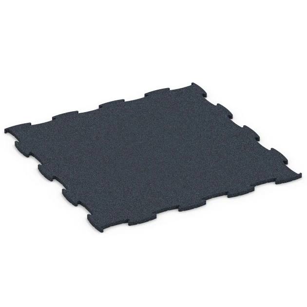 Fitness Premium športová podlaha von WARCO im Farbdesign Antracit mit den Abmessungen 99 x 99 x 1,8 cm. Produktfoto von Artikel 6962 in der Aufsicht von schräg vorne.