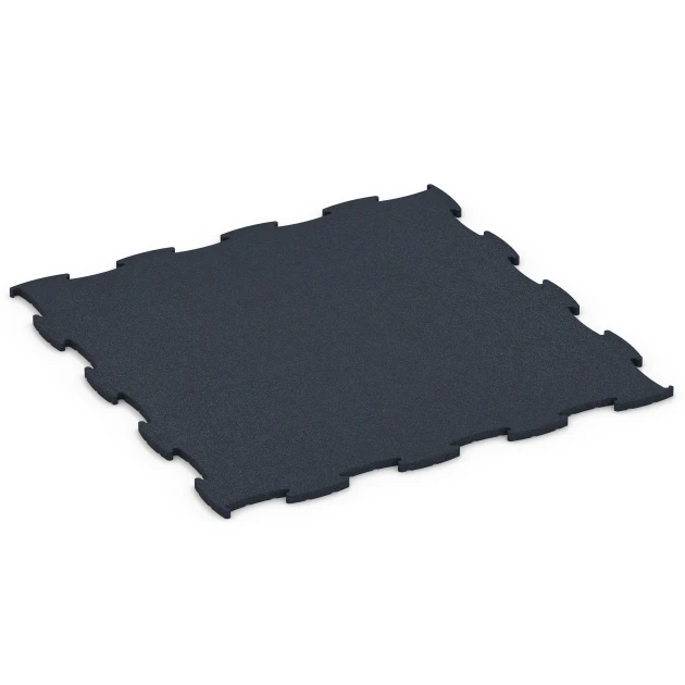 Fitness Premium podlaha Plus von WARCO im Farbdesign Antracit mit den Abmessungen 99 x 99 x 1,8 cm. Produktfoto von Artikel 6968 in der Aufsicht von schräg vorne.