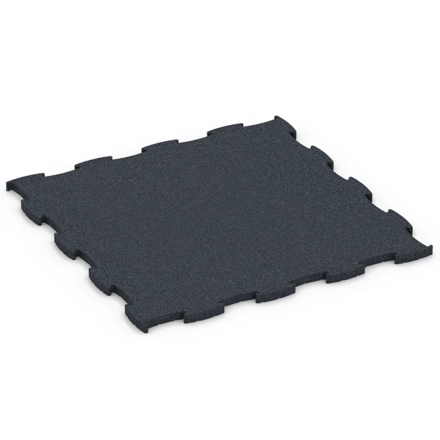 Fitness Premium športová podlaha von WARCO im Farbdesign Antracit mit den Abmessungen 99 x 99 x 2,8 cm. Produktfoto von Artikel 6963 in der Aufsicht von schräg vorne.