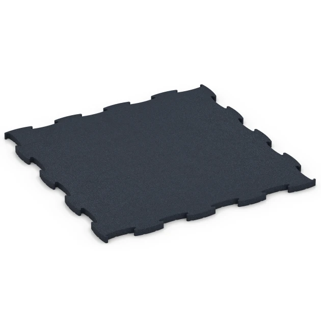 Fitness Premium podlaha Plus von WARCO im Farbdesign Antracit mit den Abmessungen 99 x 99 x 2,8 cm. Produktfoto von Artikel 6969 in der Aufsicht von schräg vorne.