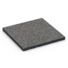 Športová podlaha pre vonkajšie fitness von WARCO im Farbdesign Tmavosivá žula mit den Abmessungen 60 x 60 x 4 cm | 0,36 m². Produktfoto von Artikel 7141 in der Aufsicht von schräg vorne.