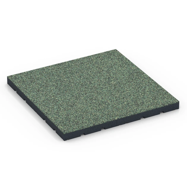 Športová podlaha pre vonkajšie fitness von WARCO im Farbdesign Anglický trávnik mit den Abmessungen 60 x 60 x 4 cm | 0,36 m². Produktfoto von Artikel 7143 in der Aufsicht von schräg vorne.