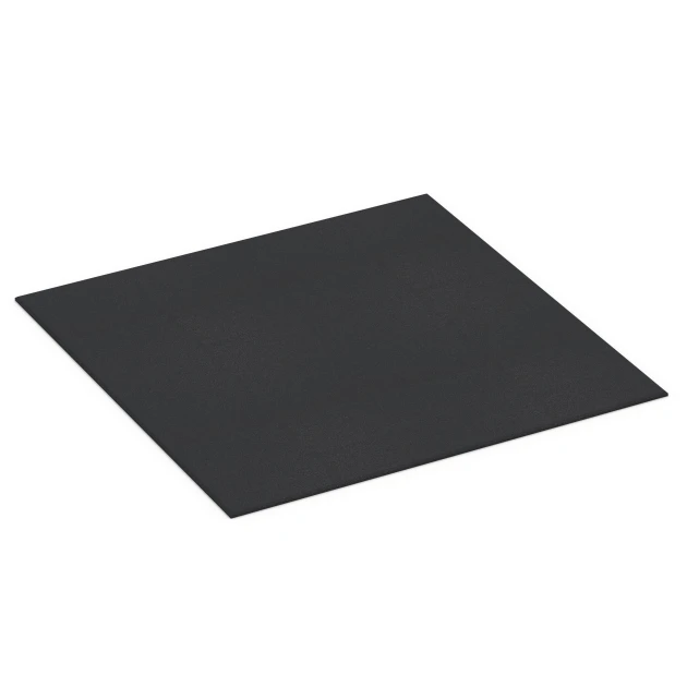 Fitness Performance Basic gumová podlaha do fitness von WARCO im Farbdesign Antracit mit den Abmessungen 100 x 100 x 1 cm | 1,00 m². Produktfoto von Artikel 7075 in der Aufsicht von schräg vorne.