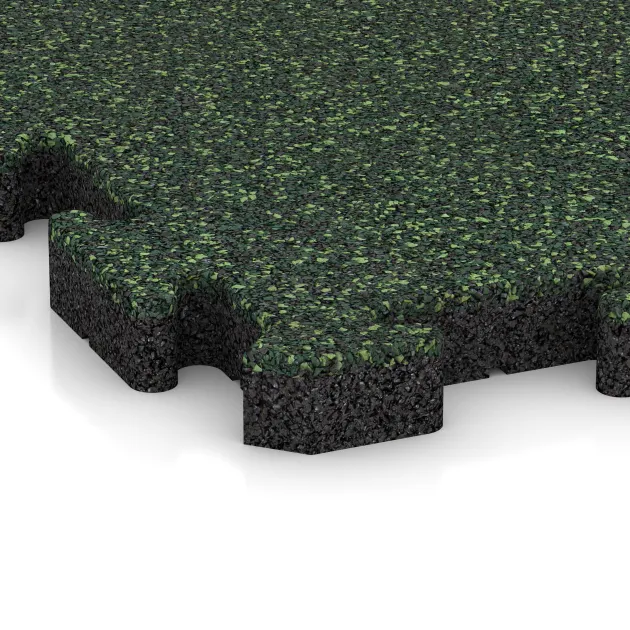Detailaufnahme der Randausprägung von WARCO-Produkt 5902, Exteriérová eventová dlaždica, Format 500 x 500 x 40 mm, Farbe Anglická tráva.