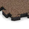 Detailaufnahme der Randausprägung von WARCO-Produkt 5904, Exteriérová eventová dlaždica, Format 500 x 500 x 40 mm, Farbe Kôra a Basto.