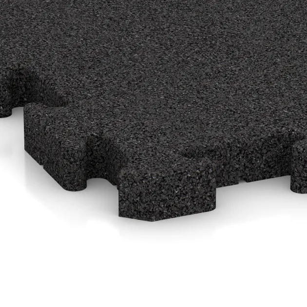 Detailaufnahme der Randausprägung von WARCO-Produkt 4597, Exteriérová eventová dlaždica, Format 500 x 500 x 40 mm, Farbe Antracit.