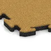 Detailaufnahme der Randausprägung von WARCO-Produkt 5815, Exteriérová eventová dlaždica, Format 500 x 500 x 30 mm, Farbe Citrónová žltá.