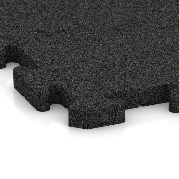 Detailaufnahme der Randausprägung von WARCO-Produkt 2803, Športová podlahová krytina pre psy HD, Format 500 x 500 x 30 mm, Farbe Antracit.