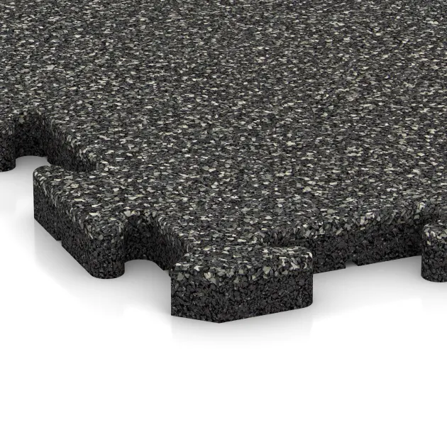 Detailaufnahme der Randausprägung von WARCO-Produkt 6056, Exteriérová eventová dlaždica, Format 1000 x 1000 x 30 mm, Farbe Tmavý šedý granit.