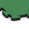 Detailaufnahme der Randausprägung von WARCO-Produkt 6011, Fitness Ochranná Podložka, Format 1000 x 1000 x 30 mm, Farbe Jarná zelená.