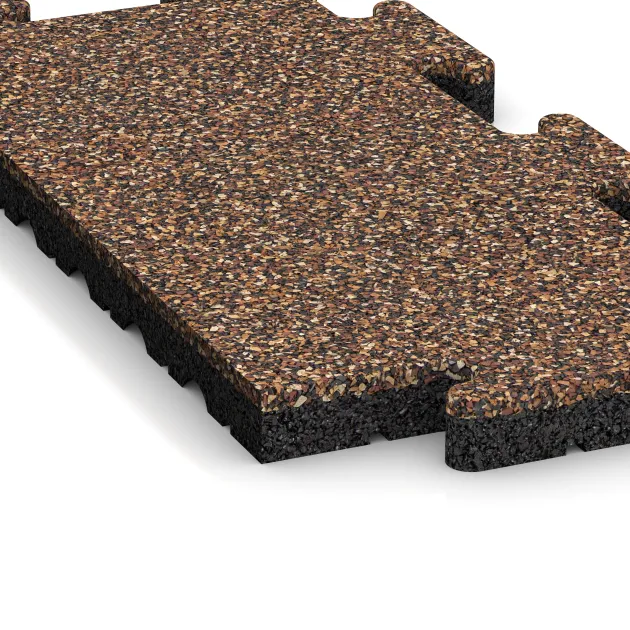 Detailaufnahme der Randausprägung von WARCO-Produkt 4863, Okrajová doska, Format 500 x 235 x 30 mm, Farbe Kôra a Basto.