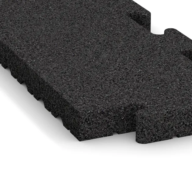 Detailaufnahme der Randausprägung von WARCO-Produkt 5005, Okrajová doska, Format 500 x 235 x 40 mm, Farbe Antracit.