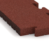 Detailaufnahme der Randausprägung von WARCO-Produkt 5214, Okrajová doska, Format 500 x 235 x 40 mm, Farbe Cihlovo červená.