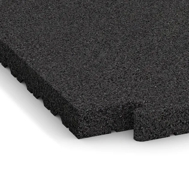 Detailaufnahme der Randausprägung von WARCO-Produkt 5157, Rohová doska, Format 485 x 485 x 40 mm, Farbe Antracit.