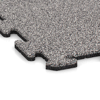 Detailaufnahme der Randausprägung von WARCO-Produkt 4688, Rohová doska HD, Format 485 x 485 x 18 mm, Farbe Šedý melange.