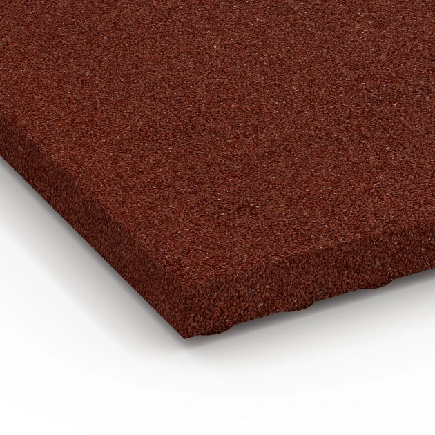Detailaufnahme der Randausprägung von WARCO-Produkt 6649, Stable Comfort Tile, Format 100 x 50 x 5 cm, Farbe Cihlová červená.