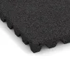 Detailaufnahme der Randausprägung von WARCO-Produkt 0654, Ochranná stenová doska, Format 500 x 500 x 45 mm, Farbe Antracit.