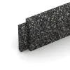 Detailaufnahme der Randausprägung von WARCO-Produkt 2260, Wall protection - skirting board, Format 750 x 80 x 20 mm, Farbe Tmavý šedý granit.