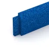 Detailaufnahme der Randausprägung von WARCO-Produkt 4296, Wall protection - skirting board, Format 750 x 80 x 20 mm, Farbe Chagall modrá.