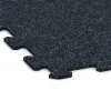 Detailaufnahme der Randausprägung von WARCO-Produkt 1038, Stair covering, Format 970 x 970 x 8 mm, Farbe Ľahko modro posypaná.