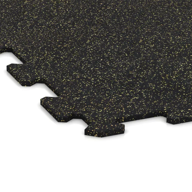 Detailaufnahme der Randausprägung von WARCO-Produkt 1047, Stair covering, Format 970 x 970 x 8 mm, Farbe Ľahko žlto posypaná.