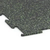Detailaufnahme der Randausprägung von WARCO-Produkt 6453, Športová podlaha Kompakt, Format 100 × 100 × 0,8 cm, Farbe Ľahko zeleno posypaná.