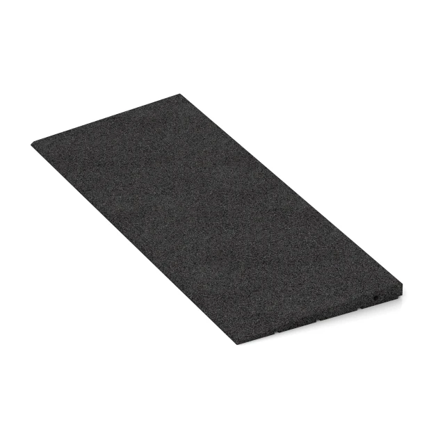 Detailaufnahme der Randausprägung von WARCO-Produkt 2348, Prahová rampa 75 cm, Format 75 x 30 cm | 8 < 30 mm, Farbe Antracit.