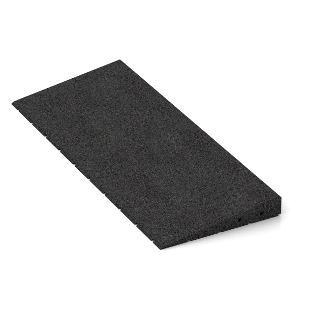 Detailaufnahme der Randausprägung von WARCO-Produkt 2508, Prahová rampa 75 cm, Format 75 x 30 cm | 8 < 50 mm, Farbe Antracit.