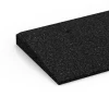 Detailaufnahme der Randausprägung von WARCO-Produkt 6596, Nájazd na prah, Format 100 × 25 cm | 1 < 4 cm, Farbe Antracit.