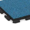 Detailaufnahme der Randausprägung von WARCO-Produkt 1363, Fitness gumové dlaždice Classic, Format 500 x 500 x 40 mm, Farbe Atlantic.