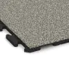 Detailaufnahme der Randausprägung von WARCO-Produkt 1572, Playground flooring, Format 1000 x 1000 x 30 mm, Farbe Svetlý granit.
