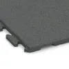 Detailaufnahme der Randausprägung von WARCO-Produkt 1633, Fitness gumové dlaždice Classic, Format 1000 x 1000 x 30 mm, Farbe Šedý bridlica.