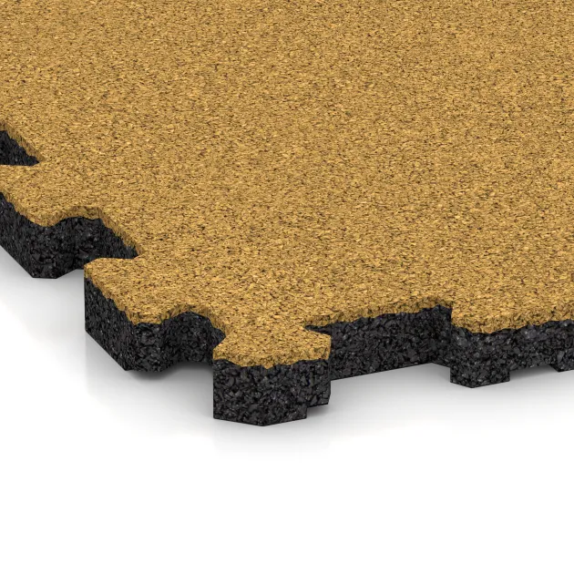 Detailaufnahme der Randausprägung von WARCO-Produkt 5966, Stair covering, Format 306 x 306 x 20 mm, Farbe Citrónová žltá.
