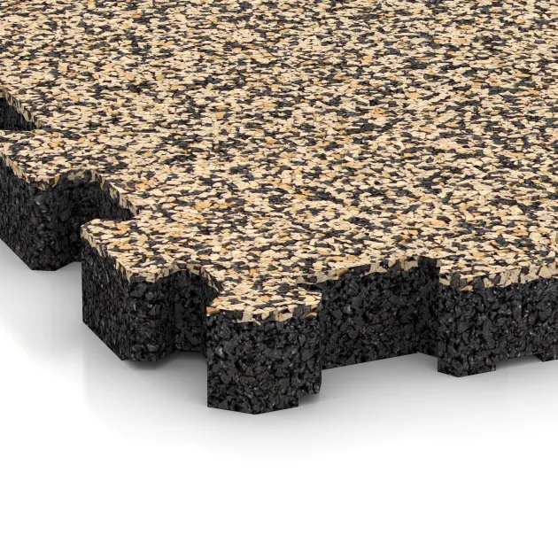 Detailaufnahme der Randausprägung von WARCO-Produkt 6108, Dlaždica k bazénu bez škár, Format 306 x 306 x 30 mm, Farbe Travertín.