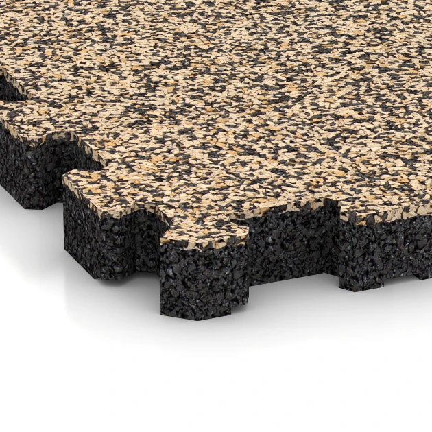 Detailaufnahme der Randausprägung von WARCO-Produkt 4258, Dlažba exteriérová, Format 30,6 x 30,6 x 3 cm | 0,094 m², Farbe Travertín.