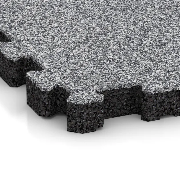 Detailaufnahme der Randausprägung von WARCO-Produkt 5227, Dlaždica k bazénu bez škár, Format 306 x 306 x 30 mm, Farbe Šedý melange.