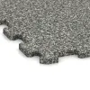 Detailaufnahme der Randausprägung von WARCO-Produkt 1097, Športová podlaha Kompakt, Format 970 x 970 x 16 mm, Farbe Šedý granit.